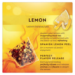 Lipton Lemon Green Tea, & Lemon Black Tea 20 CT (1ea) (Variety Pack)