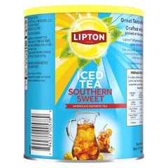Lipton Southern Sweet Reduced Sugar Iced Tea Mix, 28QT (Pack of 2)