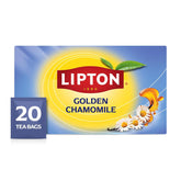 Lipton Golden Chamomile with Honey and Vanilla Tea Bags, caffeine free Tea, Herbal Tea, Individually Wrapped, 20 Tea Bags