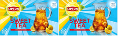 Lipton Southern Sweet Iced Tea Bags, Gallon Size Zero Calories, 22 Tea Bags (Pack of 2)