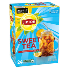 Lipton Iced Tea K-Cup Pods, Sweet Tea & Unsweetened Tea 24 CT (1ea) (Variety Pack)