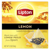 Lipton Black Tea Lemon, Pyramid Tea Bags, Flavored Teabags for a Refreshing Cup of Tea, 20 Total Tea Bags