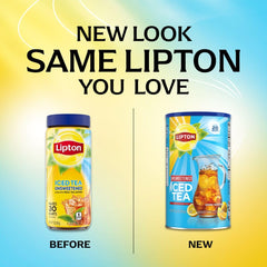 Lipton Iced Tea Mix, Unsweetened Lemon Flavor Black Iced Tea, Makes 28 Quarts (Pack of 2)