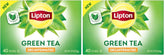 Lipton Decaffeinated Green Tea Bags, Unsweetened Teabags for Decaf Hot Tea or Decaf Iced Tea with Flavonoids, 40 Total Tea Bags (Pack of 2)
