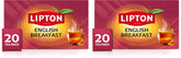 Lipton English Breakfast Tea Bags, Flavored Teabags, 20 Total Bags (Pack of 2)