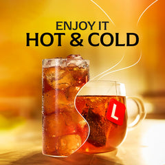 Lipton Decaf Black Tea Bags, Hot or Iced Caffeine Free Tea, 50 Tea Bags (Pack of 4)